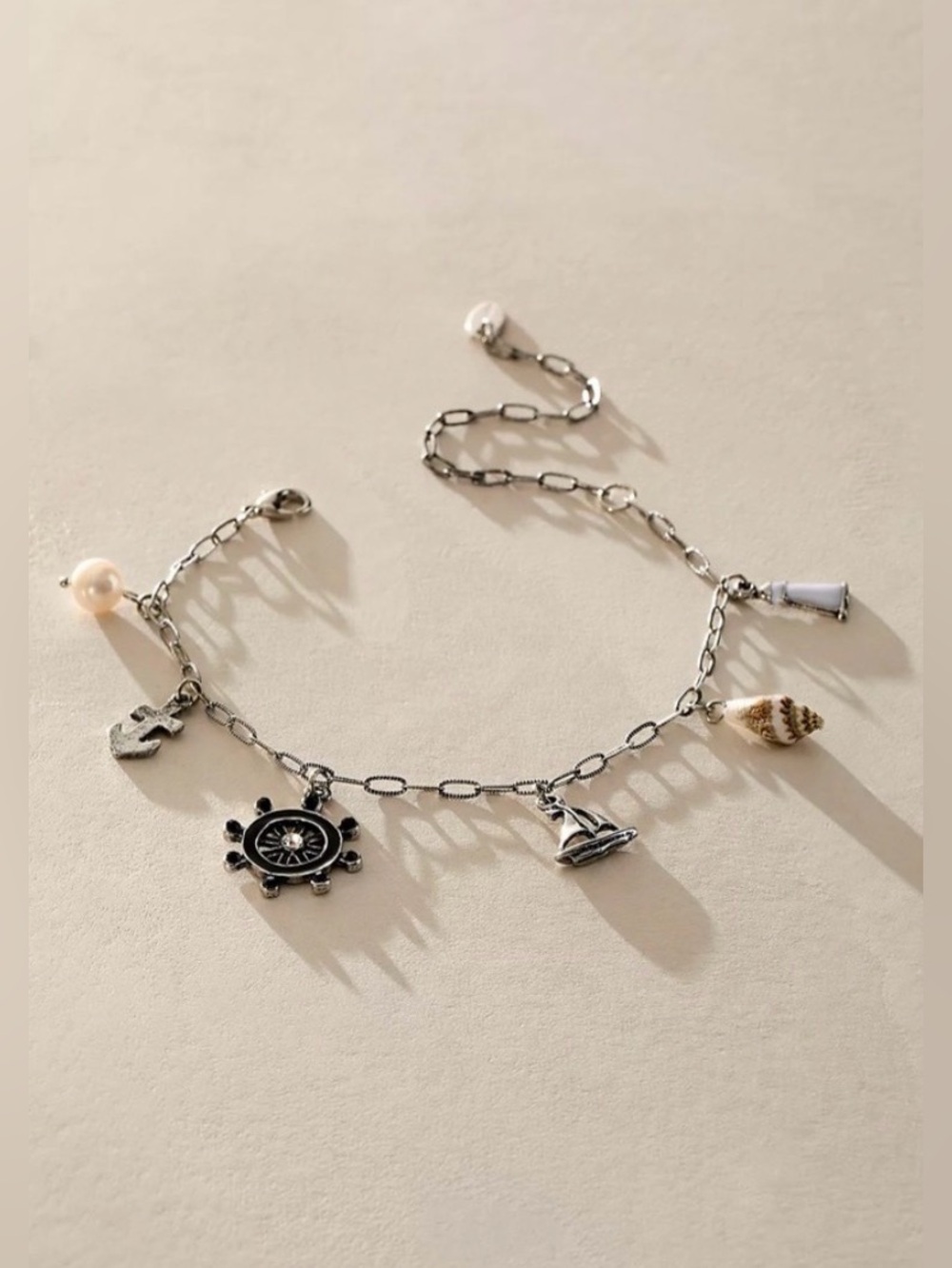 FREE PEOPLE CHARMED LIFE SAILOR ANKLET